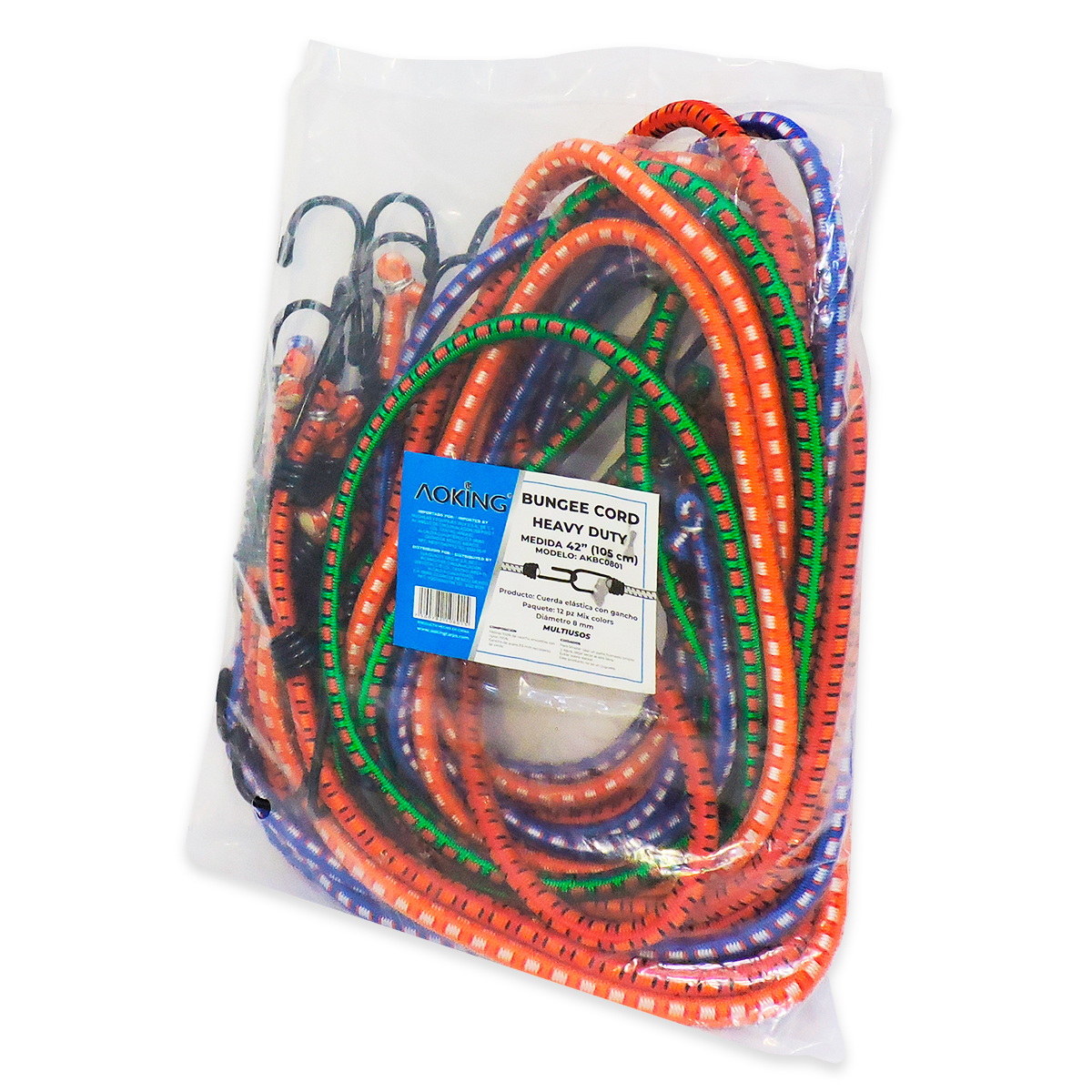 Cuerda elástica con gancho 42 pulgadas AKBC0801 - Aoking